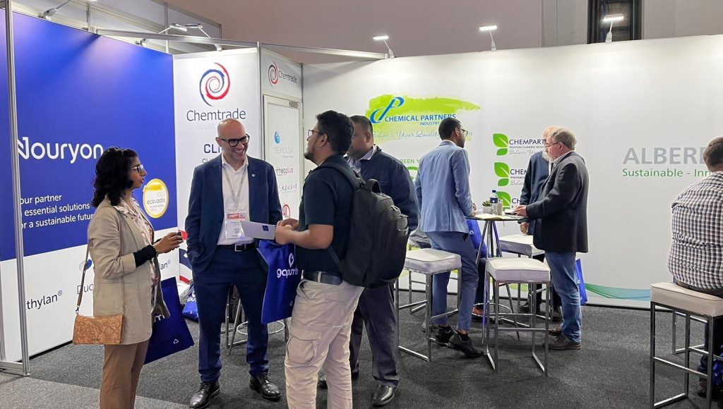 Chemtrade booth at Coatings for Africa 2024 exhibition
